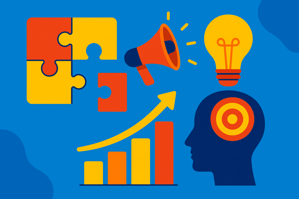 ilustração impactante em artigo de blog sobre brand awareness