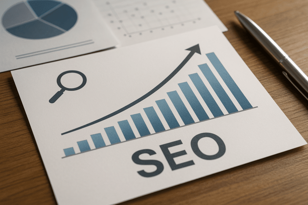 imagem de gráfico de resultados de crescimento em site de agencia de seo em porto alegre