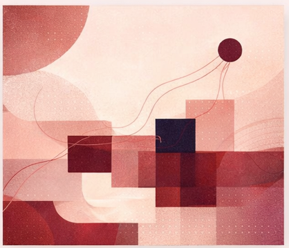 Imagem abstrata e autoral representando serviço de mentoria personalizada estratégica de marketing digital SEO conteudo para negocios